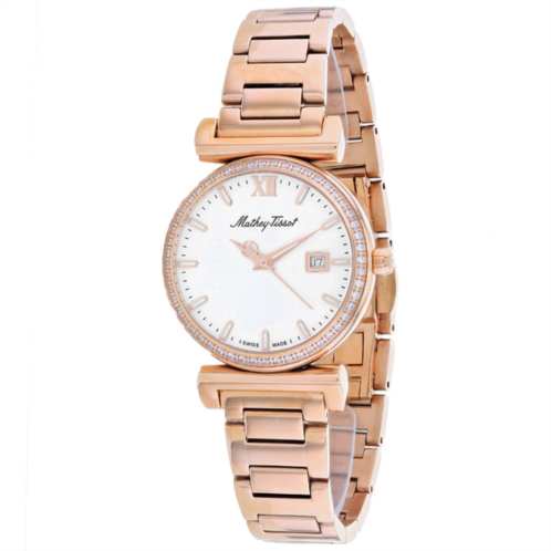 Mathey Tissot womens white dial watch