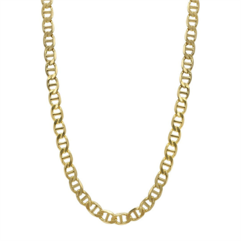 Adornia 6mm mariner chain gold 24