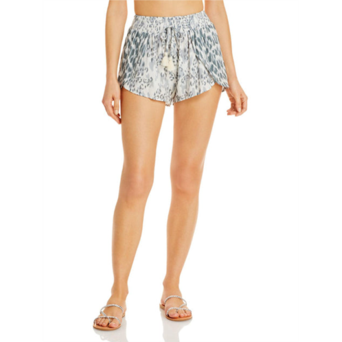 Surf Gypsy womens smocked short shorts