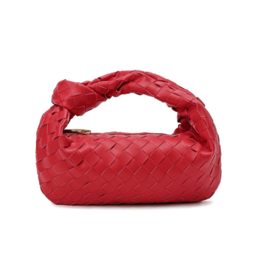 Tiffany & Fred Paris woven sheepskin knot bag pouch