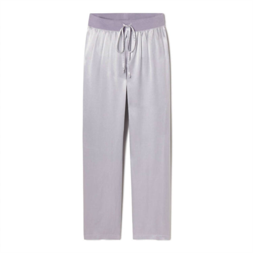 PJ Harlow jolie satin pant with draw string in lavender