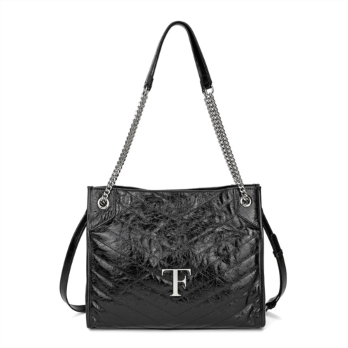 Tiffany & Fred Paris tiffany & fred oil-waxed leather tote bag