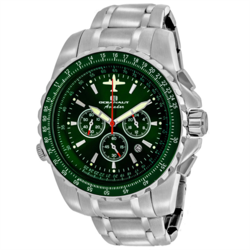 Oceanaut mens green dial watch