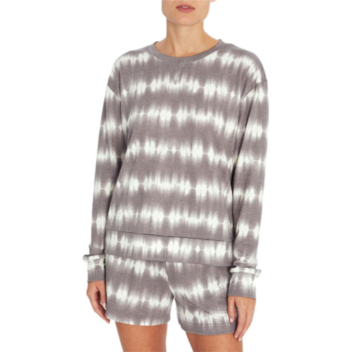 Three Dots womens tie-dye comfy sweatshirt