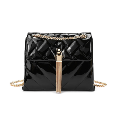 Tiffany & Fred Paris tiffany & fred quilted sheepskin tassel crossbody