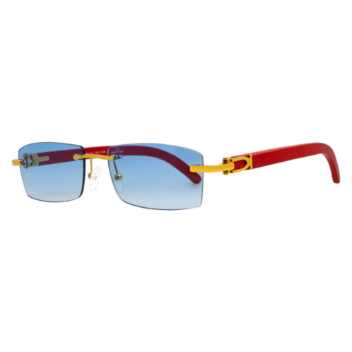 Porta Romana rectangular sunglasses 1953 100b red 56mm 1953