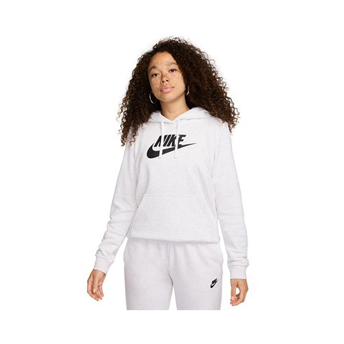 Nike Womens Sportswear Club Fleece Logo Pullover Hoodie