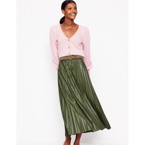 Boden Camilla PU Maxi Skirt - Classic Khaki