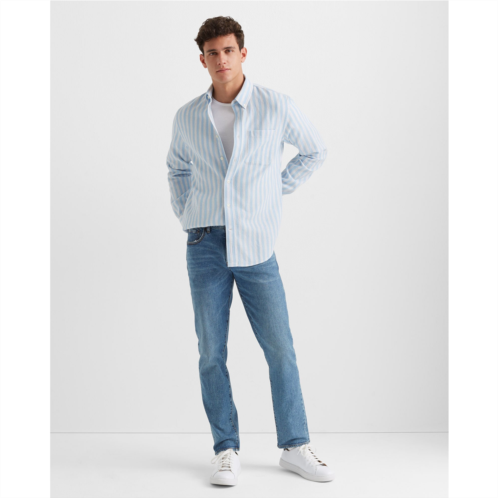 Clubmonaco Waffle Stripe Shirt