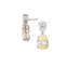 CZ by Kenneth Jay Lane Silvertone & Cubic Zirconia Double-Pear Drop Earrings