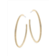 Adriana Orsini Goldtone & Crystal Hoop Earrings