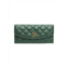 Badgley Mischka Quilted Faux Leather Long Wallet