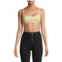 Danielle Bernstein Ponte Cropped Top