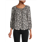 Velvet by Graham & Spencer Odet Floral Peasant Top