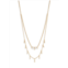 Adriana Orsini Nix Goldtone Metal & Cubic Zirconia Double-Layer Necklace