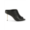 BCBGMAXAZRIA Teela Leather Peep-Toe Mules