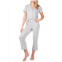 Blis 2-Piece Button-Down Pajama Shirt & Pant Set