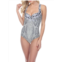 La Moda Clothing Grecian Nights Printed One-Piece Swimsuit