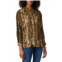 Ba&sh Susie Snakeskin Print Blouse