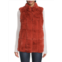 BELLE FARE Quilted Faux Fur Vest