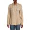 Etienne Marcel Frayed Work Button-Down Top