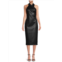 Rachel Rachel Roy ?Faux Leather Halterneck Midi Dress