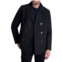 Karl Lagerfeld Paris Double Breasted Wool Blend Peacoat