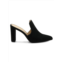 Adrienne Vittadini Nella Faux Leather Block Heel Mules