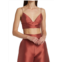 Adam Lippes Silk-Wool Blend Bralette Top