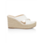 L  AGENCE Valetta Leather Espadrille Wedge Sandals