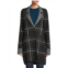 Ellen Tracy Relaxed Plaid Duster Cardigan