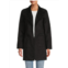 Ellen Tracy Faux Suede Open Front Long Jacket