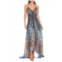 La Moda Clothing Animal Print Maxi Dress Swim Cover Up