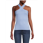 Renee C. Crisscross Ribbed Shell Top