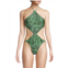 Cult Gaia Camari Halterneck One Piece Swimsuit