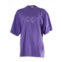 Balenciaga Bebe Embellished Oversized T-Shirt In Purple Cotton