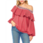 BLUEGREY Off Shoulder Flutter Sweater