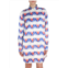 Meryll Rogge Printed Satin Shirt Dress