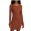 Tove Juno Ribbed & Ruched Minidress