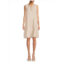 J.McLaughlin Christa Linen Tassel Tiered Shift Dress