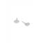 EF Collection 14K White Gold & Diamond Smooch Stud Earrings