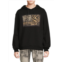 Roberto Cavalli Distressed Flag Graphic Hoodie