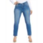 Seven7 High Rise Yoke Ankle Straight Jeans