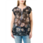 DR2 by Daniel Rainn Floral Notchneck Top