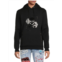 Bertigo Roger Skull Rhinestone Pullover Hoodie