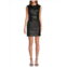 Area Stars Faux Leather Sheath Dress