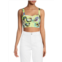 Jason Wu Collection Tie Dye Crop Top