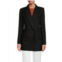 Brandon Maxwell Double Lapel Virgin Wool Coat