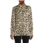 Patrizia Luca Leopard Print Button Down Shirt