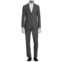 JB Britches Crosshatch Wool Blend Suit